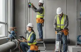 Leak detection inspection in West Palm Beach, FL by a plumbing repair technician